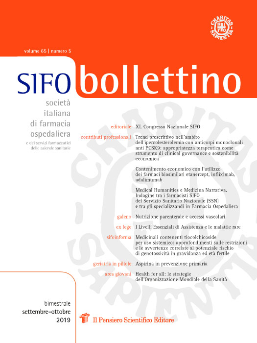 2019 Vol. 65 N. 5 Settembre-Ottobre