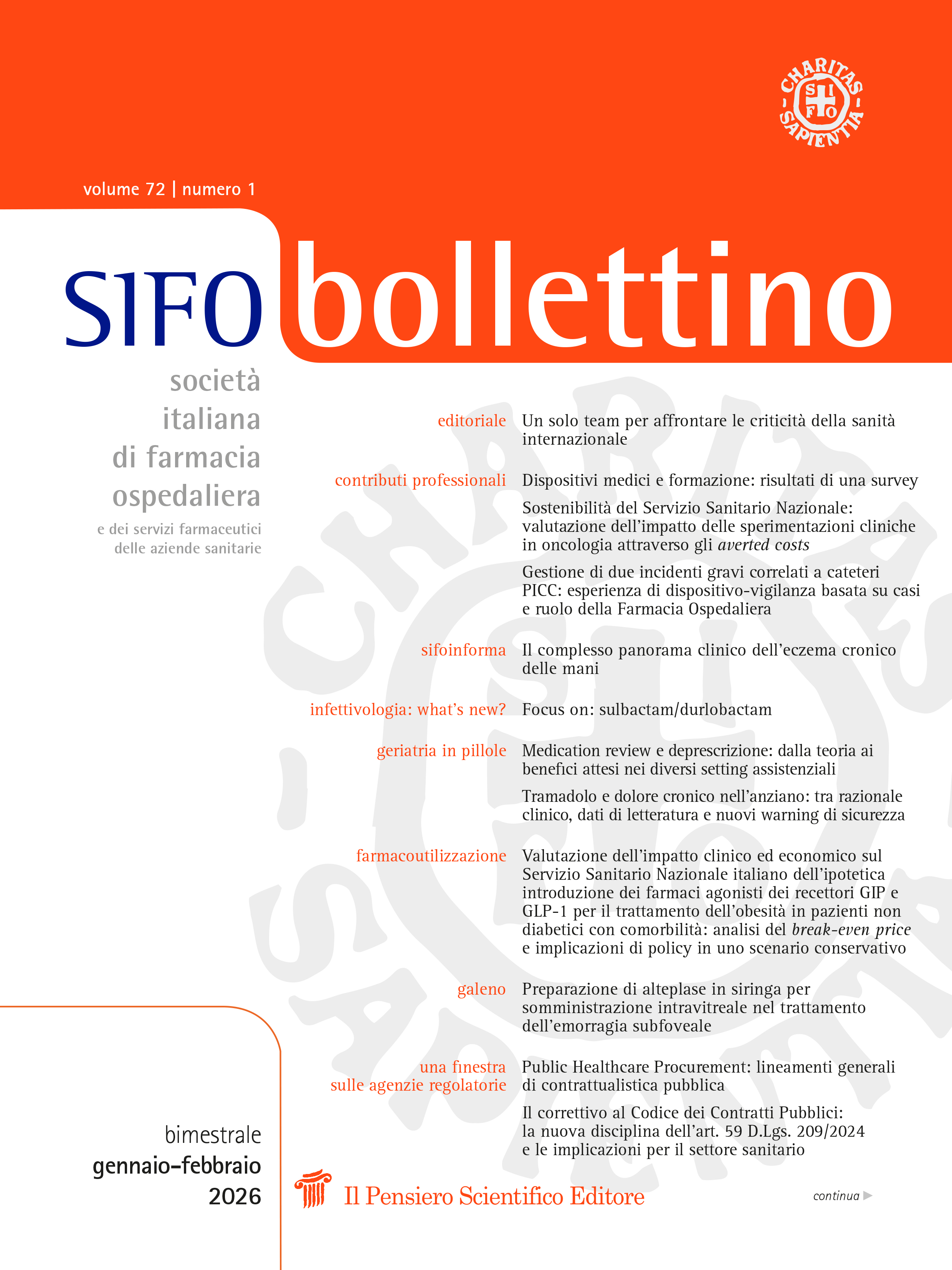 2026 Vol. 72 N. 1 Gennaio-Febbraio